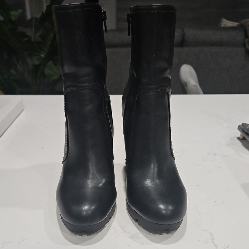 Bar III Black Heeled Boots - Picture 7 of 9